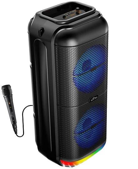 Přenosný reproduktor Media-Tech, karaoke, Bluetooth 5.3, 900W, MT3183