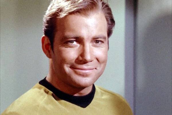 Vintage 1960s - Actor William Shatner as Captain Kirk