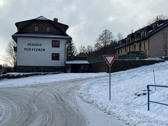 Penzion Pod Vlekem Dolní Morava Exteriér fotografie