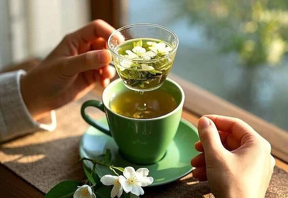 chinese green tea jasmine