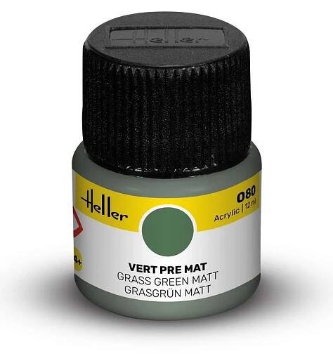 Heller 9080 080 Grass Green - Matt