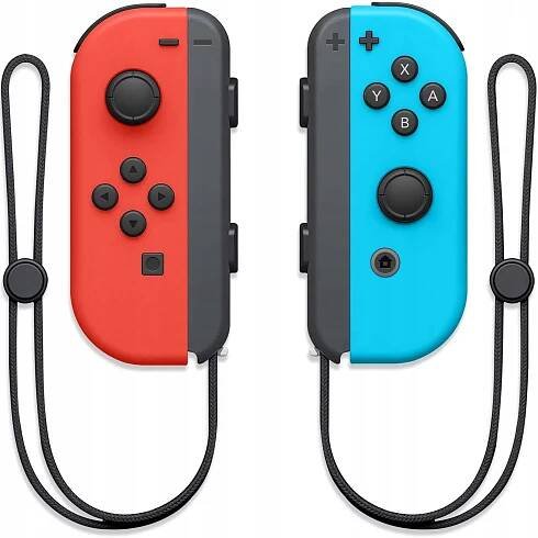 PRO NINTENDO SPÍNACÍ OVLADAČ JOY-CON JOYCON BEZDRÁTOVÝ PÁR ČERVENÝ A MODRÁ