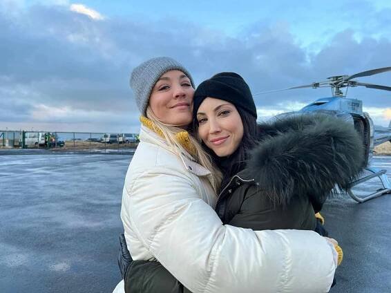 Kaley Cuoco and her sister, Briana Cuoco
