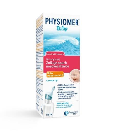 PHYSIOMER Baby hypertonický 1×115 ml, nosný sprej