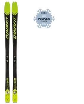 Sjezdové lyže Dynafit Mezzalama skialpové lyže Black/Yellow 153 cm