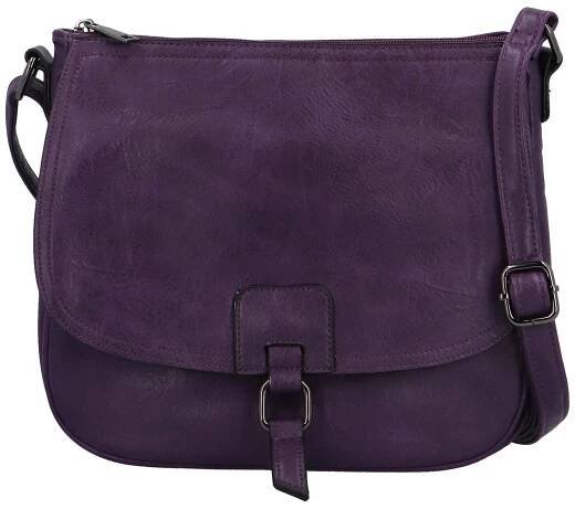 Dámská crossbody kabelka tmavě fialová - Firenze Gerssona