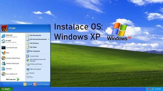 Instalace operačních systémů: Windows XP