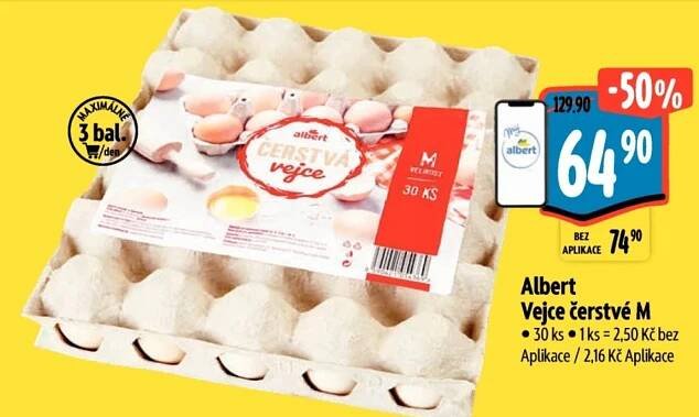 Akce na vejce v Albertu