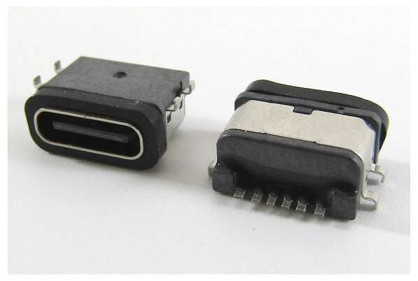 konektor micro USB-C 6p female 09