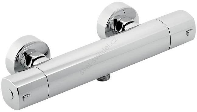 NOVASERVIS Sprchová nástěnná termostatická baterie METALIA 58, chom (58960/1,0)
