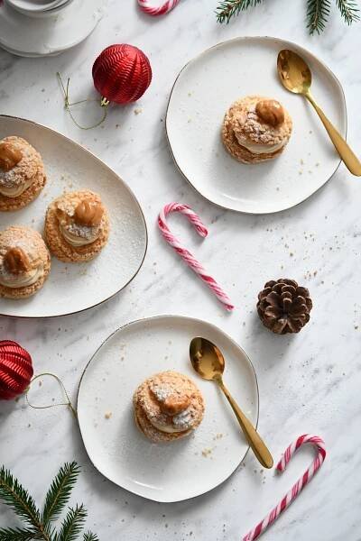 Choux au Craquelin with Caramel Cream | Klysa