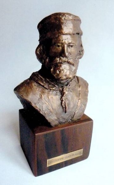 Giuseppe Garibaldi - Peter Braun -Skulpturen