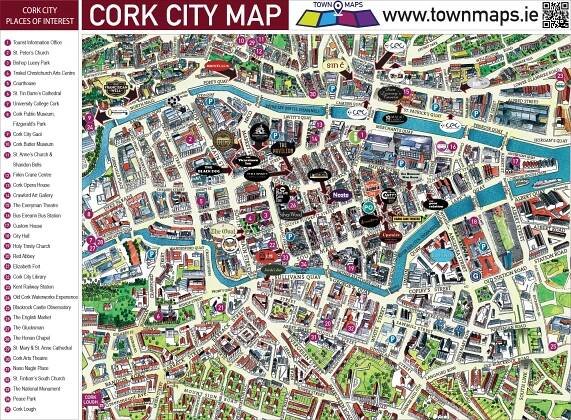 Cork City Map – Town Maps