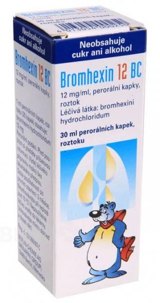 Bromhexin 12 BC, 30 ml 30 ml od 67 Kč