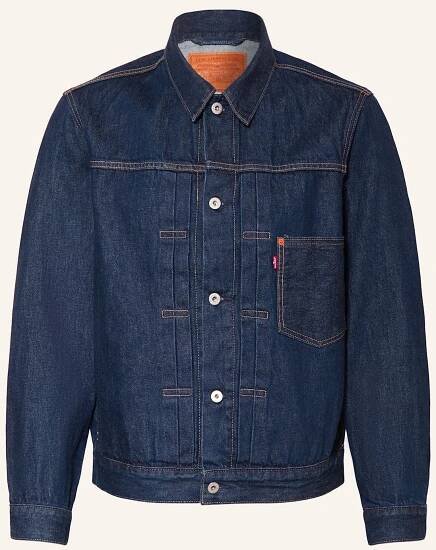 Pánské džíny Levi's® Pánská Džínová Bunda Type I, tmavě modrá, 48
