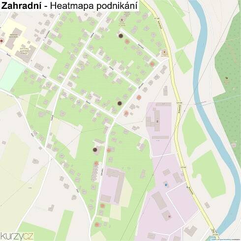 Zahradní - mapy | Kurzy.cz