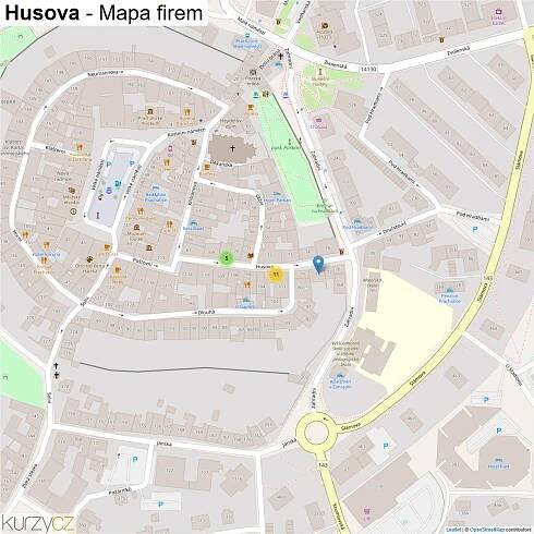 Husova - mapy | Kurzy.cz