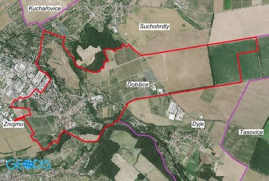 GIS ORP Znojmo - Územní plány