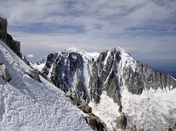 Aiguille d´Argentière (3902m) – kuloár Barbey, II/AD 50˚, 800m - Alpské výstupy - Las Cumbres