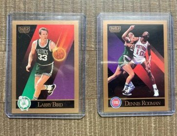 Larry Bird a Dennis Rodman NBA karty - Sportovní sbírky