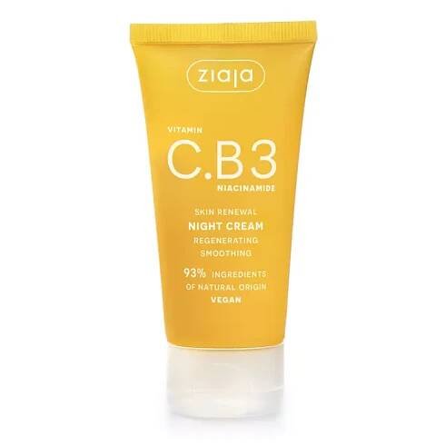 Ziaja Vitamin C.B3 Niacinamide Noční krém a maska 50 ml