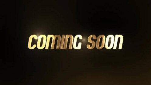Gold Elegant Coming Soon Sign for Movie Trailer, Music Teaser, Intro Video, Outro, Show Promotion, Theatre Synopsis, Live Streaming. Seamlessly Loopable. Motion Design.