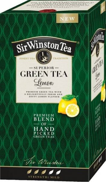 Sir Winston Tea Green Tea Lemon 20 x 35 g od 44 Kč
