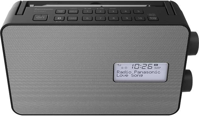 Panasonic RF-D30BTEG-K RF-D30BTEG-K kuchyňské rádio, DAB+, FM, Bluetooth, AUX, funkce alarmu, voděodolné, černá : Půhy.cz