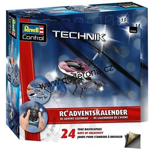 Revell 01062 - ADVENTNÍ KALENDÁŘ RC-HELIKOPTÉRA 2025 - Německo!