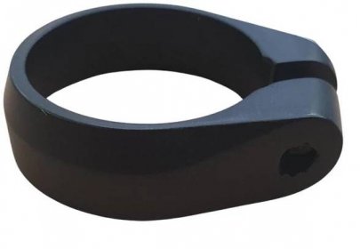 Podsedlová objímka na šroub 31,8 mm černá 