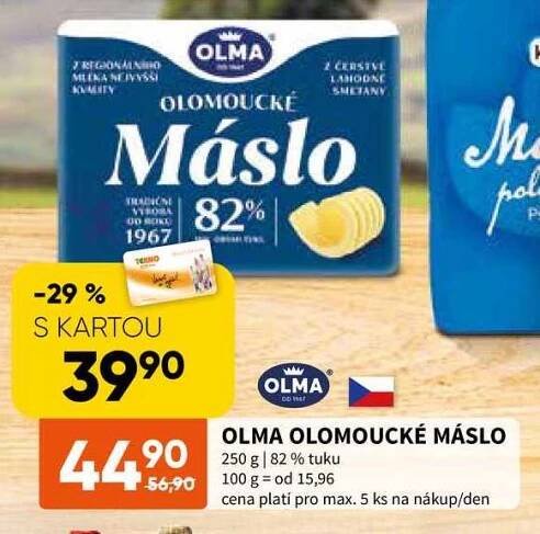 OLMA OLOMOUCKÉ MÁSLO 250 g