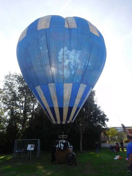 Luchtballon op "De Boomgaard" te Gent - History of Ballooning