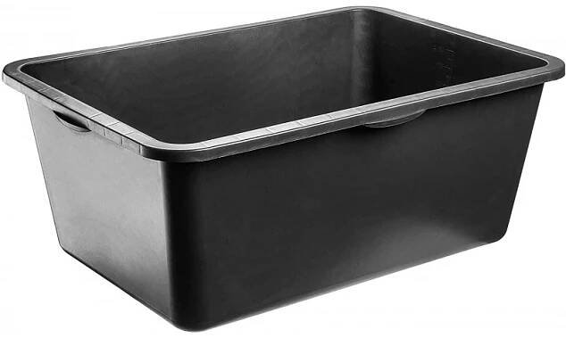 Kistenberg CONTAINER Maltovník obdélníkový 80l, černý KCON80