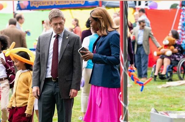 Paní ministryně - Valor - Z filmu - Kevin Rahm, Patina Miller