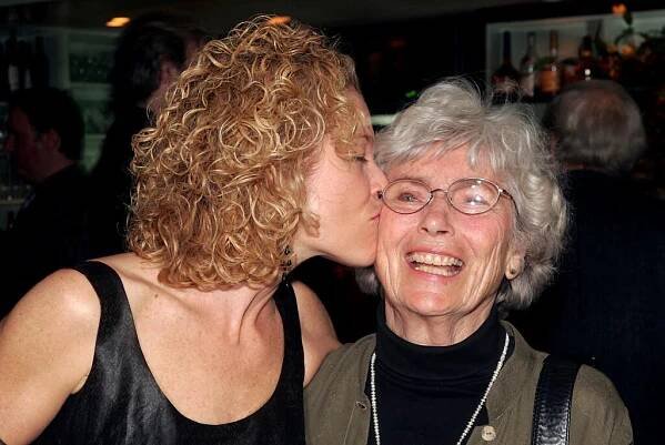 Actress Amy Irving and mother Priscilla Pointer in 2006.