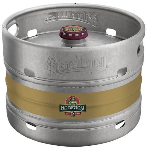 Radegast Ryze Hořká 12, světlý ležák, KEG