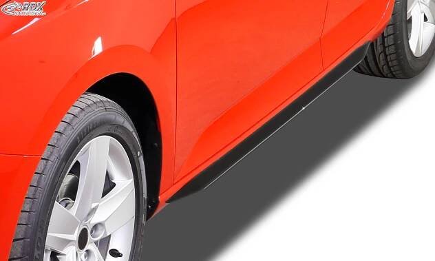 RDX Slim VW Golf Plus prahové lišty černé lesklé