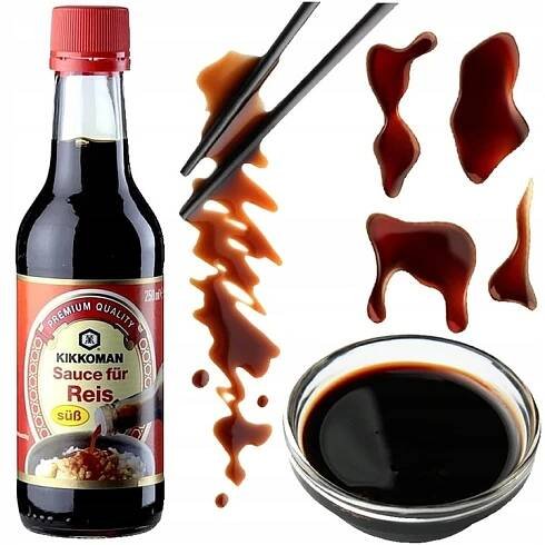Japonská sladká Sójová Omáčka na rýži Sweet Light Soy Sauce 250 ml KIKKOMAN