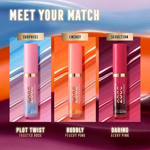 Max Factor 2000 Calorie Match Maker lesk na rty reagující na pH