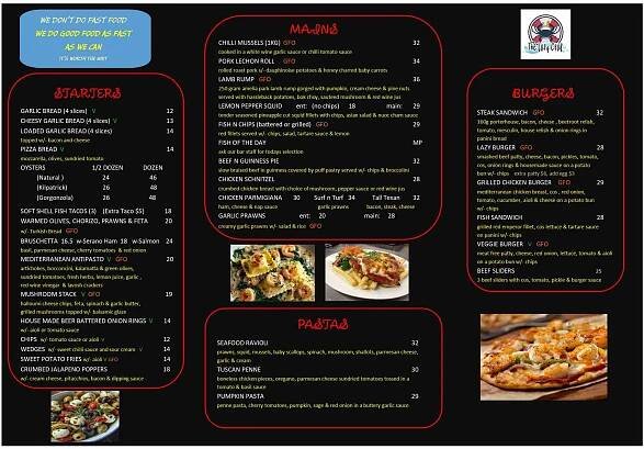 Winter Menu 2025 page 1