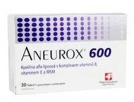 Vitaminové a minerální doplňky Aneurox 600 PharmaSuisse 30tbl