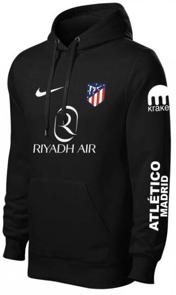 Fotbalová Pánská Mikina Atlético Madrid - Černá