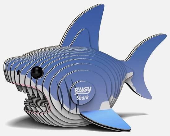 Žralok Skládačka Eugy 3D Puzzle Eko Prostorová