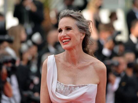 Why Andie MacDowell Decided to Go Gray Even Though Her Managers Said It 'Wasn't Time'