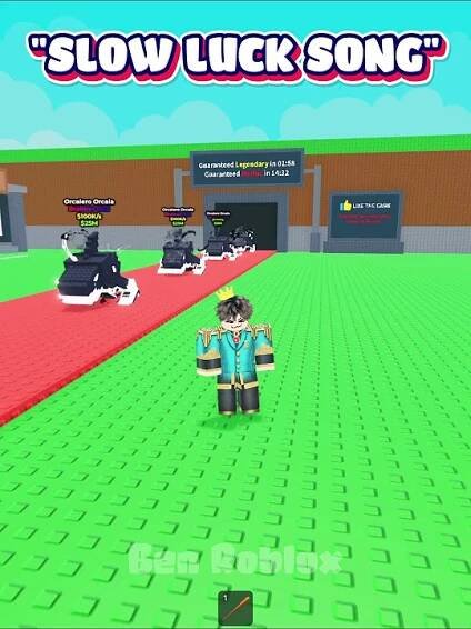 Slowmo Luck Song In Steal A Brainrot...?!! #roblox #benroblox #stealabrainrot