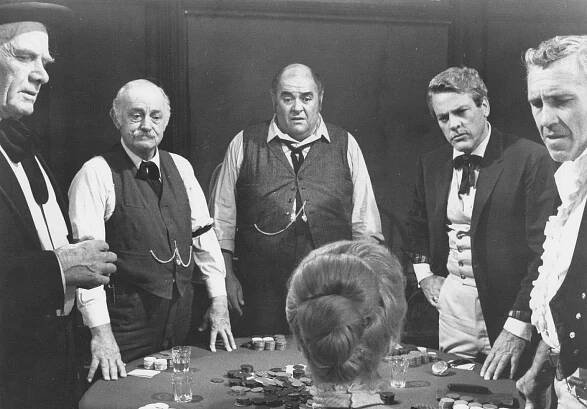 Charles Bickford, John Qualen, Robert Middleton, Kevin McCarthy, Jason Robards - Vysoká hra pro pravou dámu - Z filmu