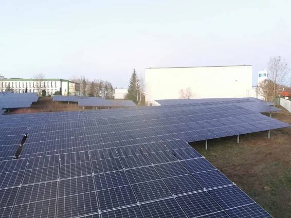 PV Project Nr. 237 Solar Company free field installation