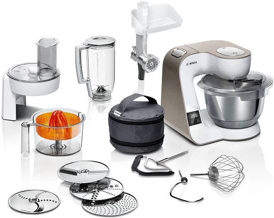 Kuchynský robot Bosch MUM5 XW40 Váha Odšťavovač Mixér Mlynček na mäso