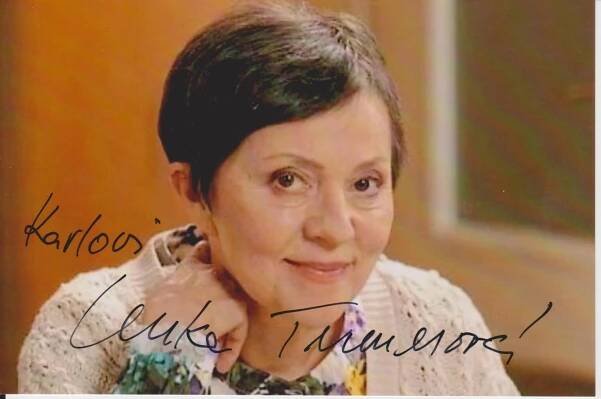 Lenka Termerová-originál podpis - Ostatní sběratelské předměty