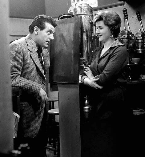 She made her name as snooty Hyacinth Bucket in Keeping Up Appearances but in 1961 Patricia Routledge had a month as cafe owner Sylvia Snape